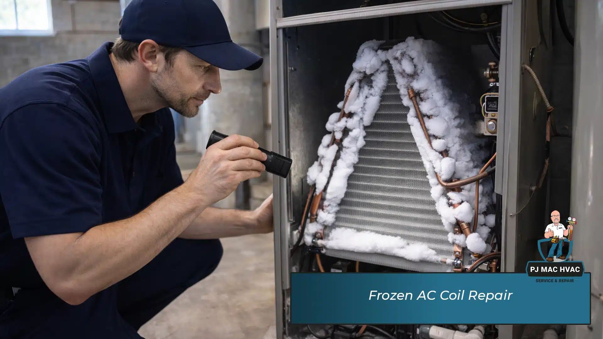 Frozen AC Coil Repair